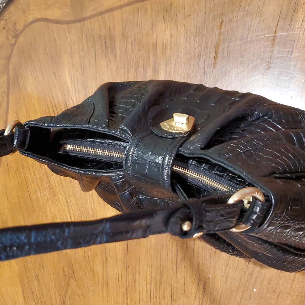 Brahmin Melbourne Croc Shoulder Bag - Picture 10 of 15